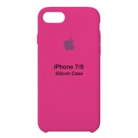 Оригинальный силиконовый чехол для iPhone 7/8 (Розовый)