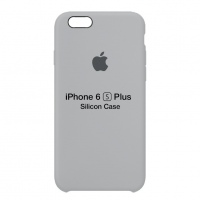 Оригинальный силиконовый чехол для iPhone 6S Plus (Серый)