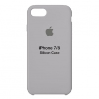 Оригинальный силиконовый чехол для iPhone 7/8 (Серый)