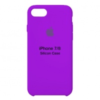 Оригинальный силиконовый чехол для iPhone 7/8 (Фиолетовый)